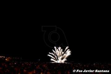 Los fuegos de Melenara 2018 (Foto Francisco Santana Ravelo)